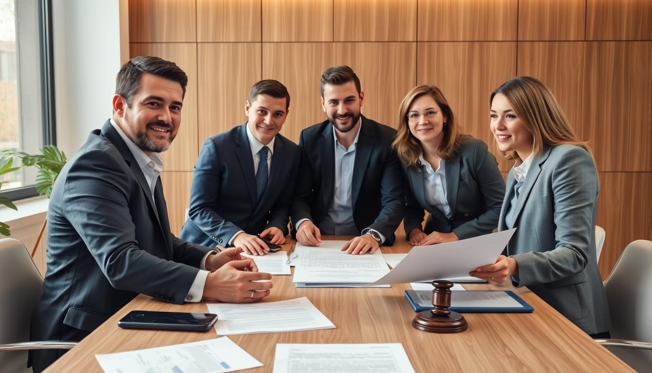 Senior legal team and family guidance